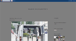 Desktop Screenshot of marieelisabethsrum.blogspot.com