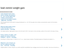 Tablet Screenshot of leahreminiweightgain.blogspot.com