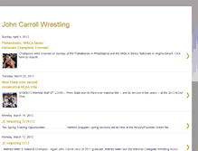 Tablet Screenshot of johncarrollwrestlingsm.blogspot.com