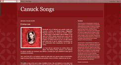 Desktop Screenshot of canucksounds.blogspot.com