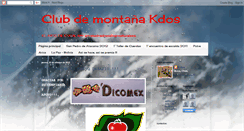 Desktop Screenshot of clubkdos.blogspot.com