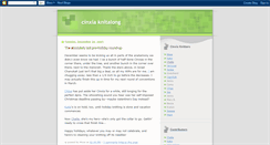Desktop Screenshot of cinxiaknitalong.blogspot.com