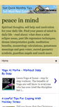 Mobile Screenshot of peace-in-mind-now.blogspot.com