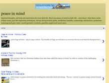 Tablet Screenshot of peace-in-mind-now.blogspot.com