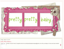 Tablet Screenshot of prettyprettybabycouture.blogspot.com