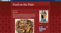 Desktop Screenshot of foodontheplate.blogspot.com