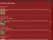 Tablet Screenshot of foodontheplate.blogspot.com