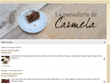 Tablet Screenshot of lapanaderiadecarmela.blogspot.com