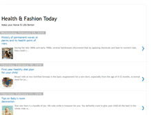 Tablet Screenshot of healthfashiontoday.blogspot.com