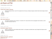 Tablet Screenshot of muadzibnuimam.blogspot.com