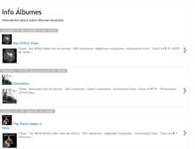 Tablet Screenshot of infoalbumes.blogspot.com