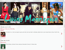 Tablet Screenshot of livingmannequin.blogspot.com