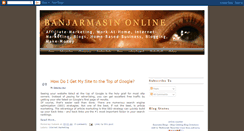 Desktop Screenshot of banjarmasinonline.blogspot.com