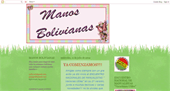 Desktop Screenshot of manosbolivianas.blogspot.com