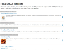 Tablet Screenshot of homesteadkitchen.blogspot.com