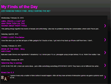 Tablet Screenshot of myfinds4today.blogspot.com