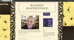 Desktop Screenshot of hansenhappenings07.blogspot.com