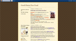 Desktop Screenshot of goodglutenfreefood.blogspot.com