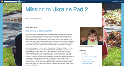 Desktop Screenshot of missiontoukraine2.blogspot.com
