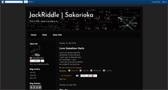 Desktop Screenshot of jackriddle.blogspot.com