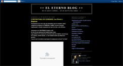 Desktop Screenshot of eleternoblog.blogspot.com