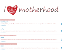 Tablet Screenshot of iheartmotherhood.blogspot.com