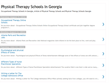 Tablet Screenshot of physicaltherapyschoolsingeorgia.blogspot.com