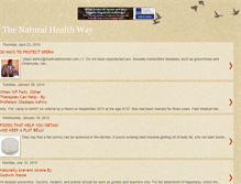 Tablet Screenshot of naturalhealthnuggets.blogspot.com