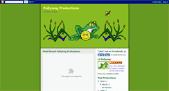 Desktop Screenshot of pollywog-productions.blogspot.com
