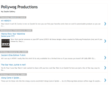 Tablet Screenshot of pollywog-productions.blogspot.com