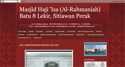 Desktop Screenshot of masjidlekir.blogspot.com