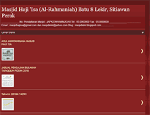 Tablet Screenshot of masjidlekir.blogspot.com