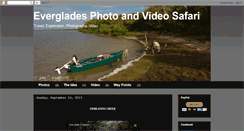 Desktop Screenshot of evergladesphotosafariandvideo.blogspot.com