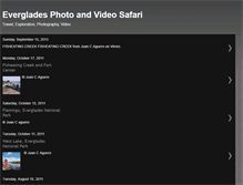 Tablet Screenshot of evergladesphotosafariandvideo.blogspot.com