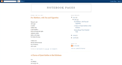 Desktop Screenshot of notebookpages.blogspot.com