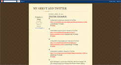 Desktop Screenshot of myorkuttwitter.blogspot.com
