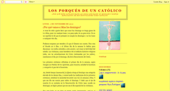 Desktop Screenshot of losporquesdeuncatolico.blogspot.com