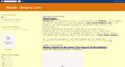 Desktop Screenshot of omeumundodesportivo.blogspot.com