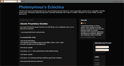 Desktop Screenshot of photonymous.blogspot.com