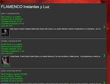 Tablet Screenshot of flamencoinstantesyluz.blogspot.com