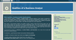 Desktop Screenshot of baqualities.blogspot.com