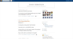 Desktop Screenshot of joshgerstein.blogspot.com