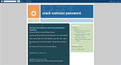 Desktop Screenshot of crack-comcast-password.blogspot.com