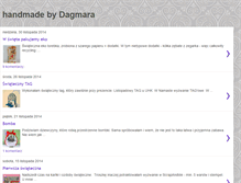 Tablet Screenshot of handmadebydagmara.blogspot.com