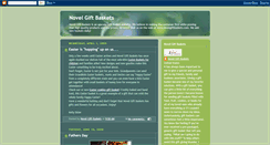 Desktop Screenshot of novelgiftbaskets.blogspot.com