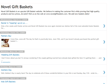 Tablet Screenshot of novelgiftbaskets.blogspot.com