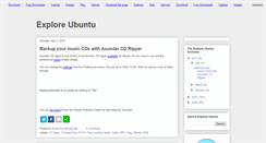 Desktop Screenshot of explore-ubuntu.blogspot.com