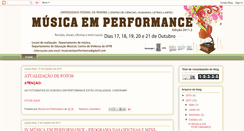 Desktop Screenshot of musicaemperformance.blogspot.com