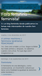 Mobile Screenshot of forofeminista.blogspot.com