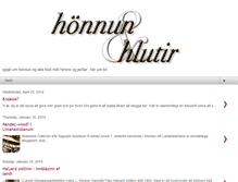 Tablet Screenshot of honnunoghlutir.blogspot.com